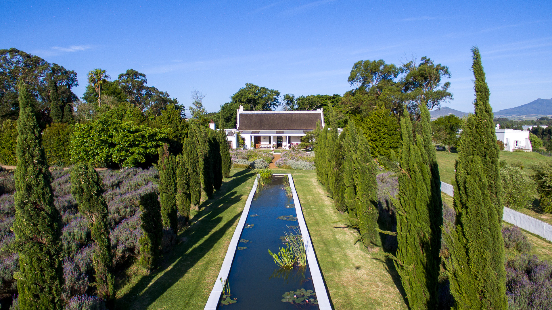 Hawksmoor Manor House Aerial